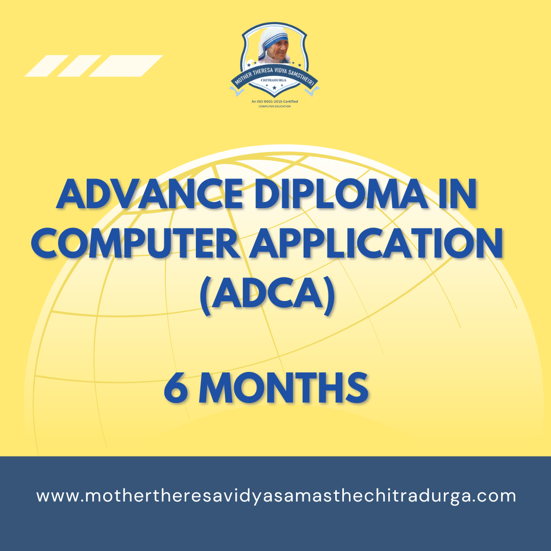 Advance Diploma In Computer Application